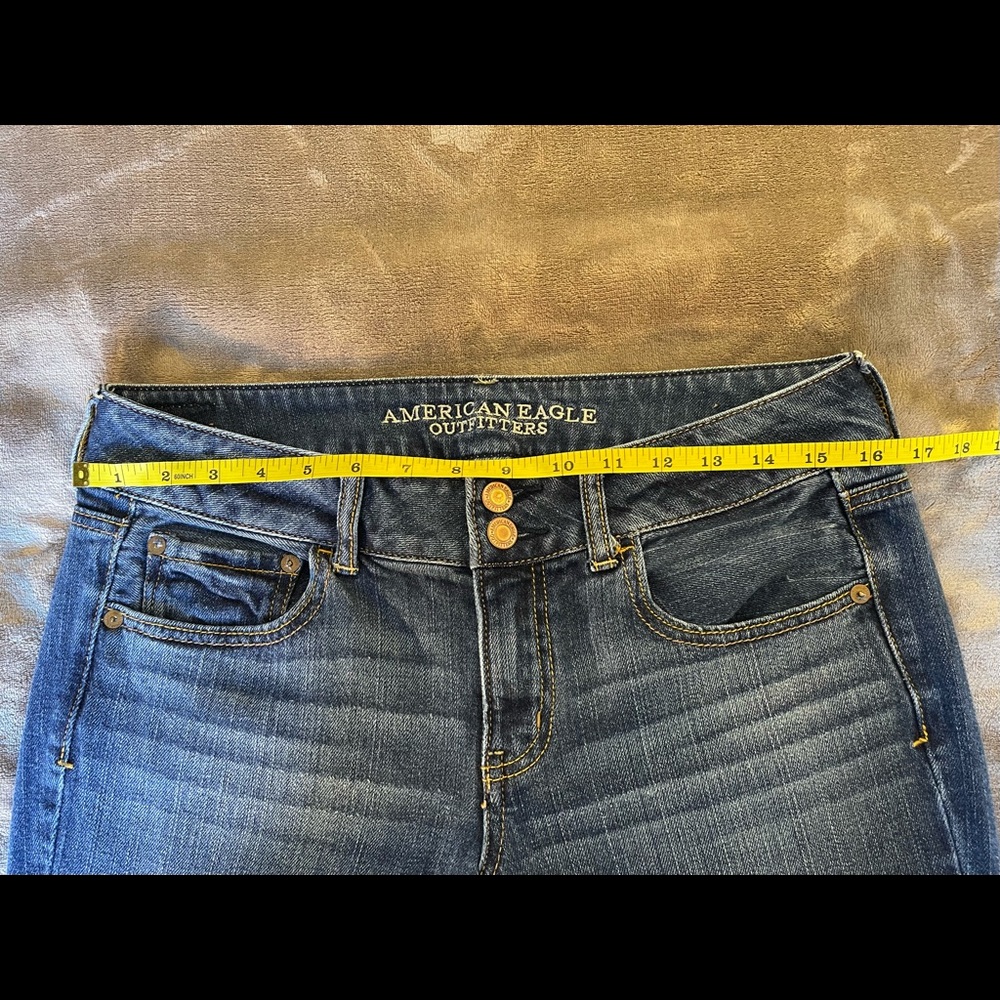 American Eagle Artist Stretch Flare Jeans 8R - Picture 7 of 10